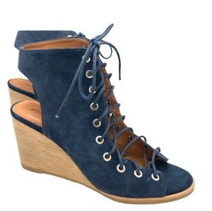 Jeffrey Campbell Peep Toe Suede Boot 9